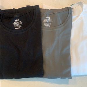H&M 3-Pack Long Sleeve T-Shirt